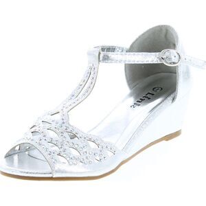 Static Footwear Blaze-04K Silver ChildG sandals 4 NEW